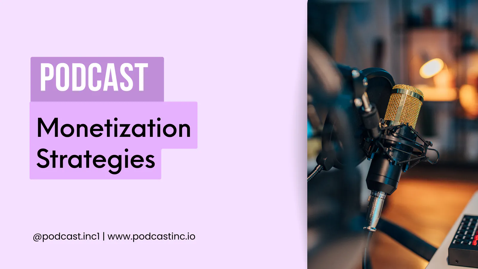 Podcast monetization strategies